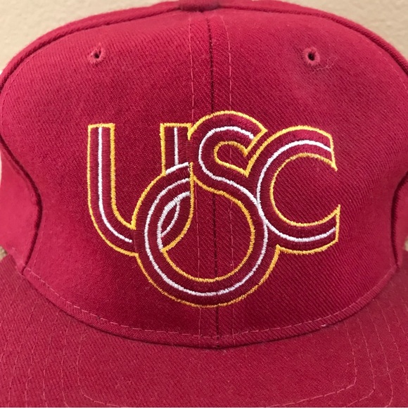 Vintage USC wool SnapBack baseball hat/cap with USC letter logo - Picture 4 of 8